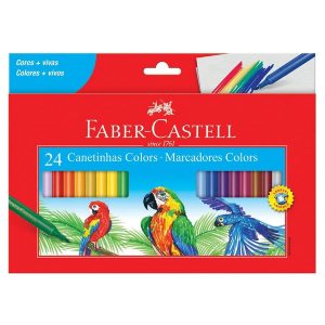 Canetinha Hidrocor FABER-CASTELL 24 Cores
