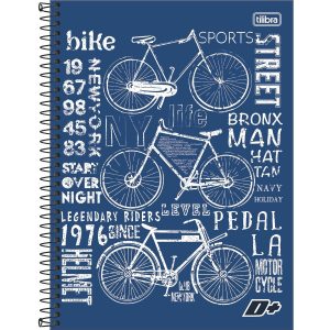 Caderno Universitário 1 Matéria TILIBRA D+ Bicicleta