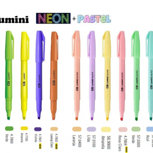 Marca Texto MINI CIS Lumini - Pastel e Neon