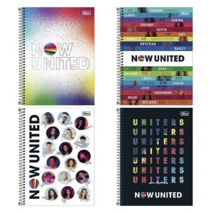 Caderno Universitário 10 Matérias TILIBRA Now United