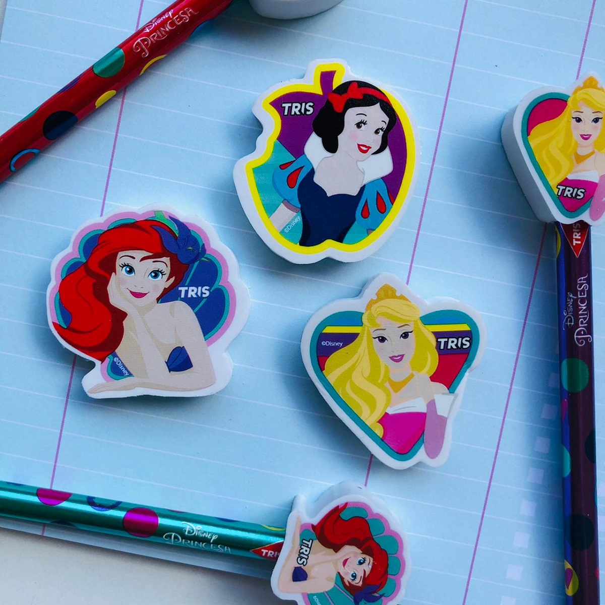 Borracha TRIS Princesas Disney - Imagem 3