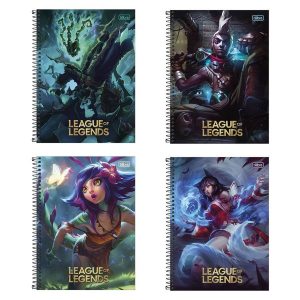 Caderno Universitário 1 Matéria TILIBRA League Of Legends