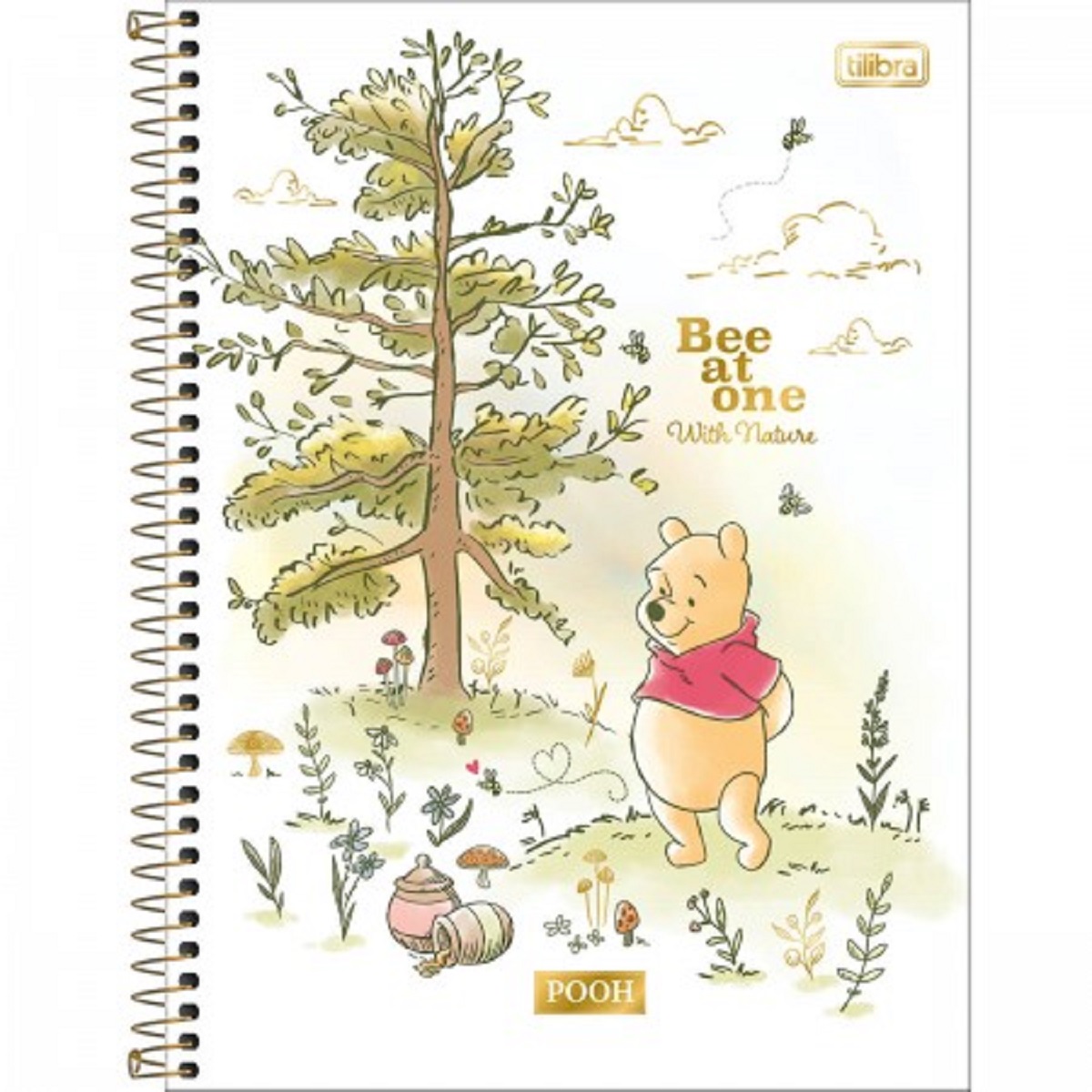 Caderno Universitário 10 Matérias TILIBRA Pooh - Imagem 6